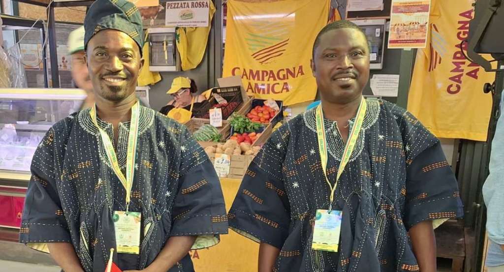 Produttori da tutto il mondo al mercato di Campagna Amica di Roma