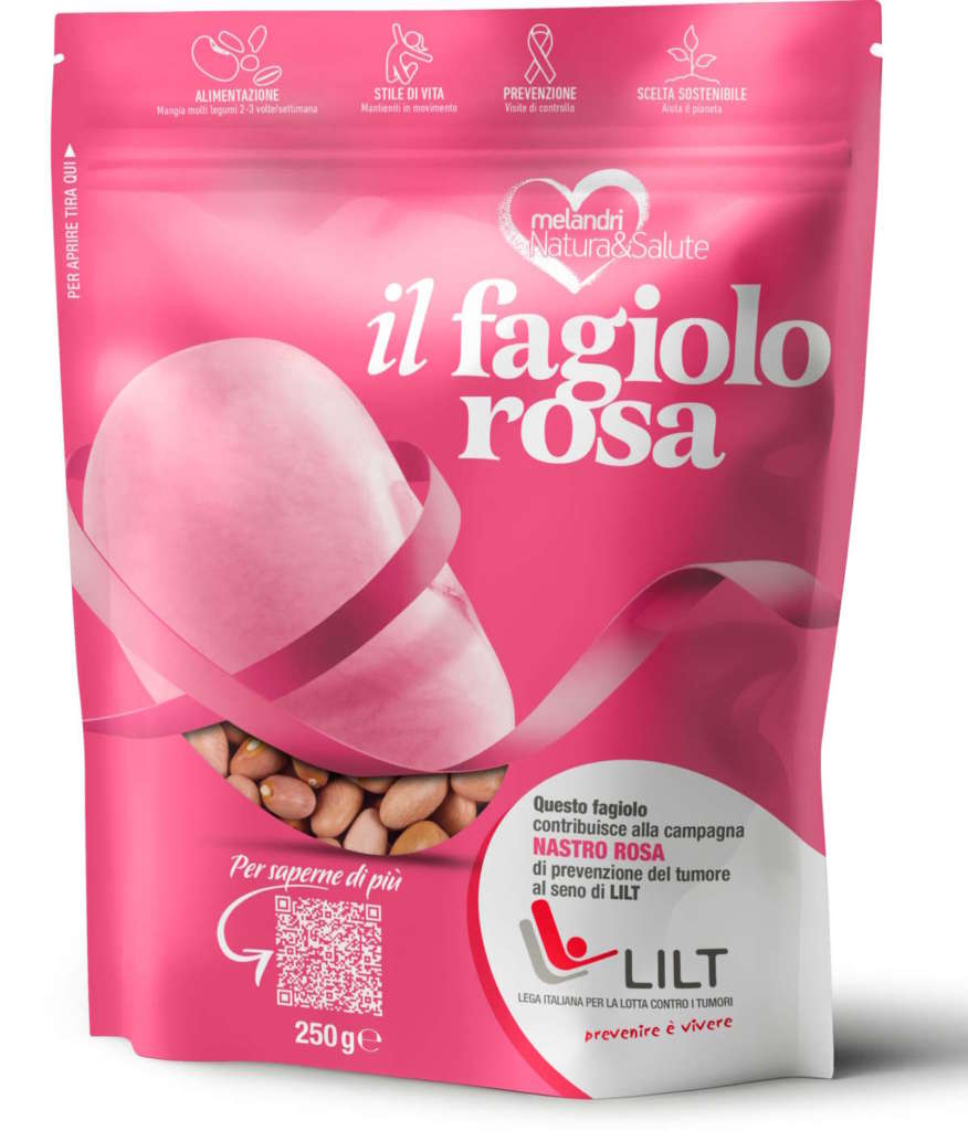 Il Fagiolo Rosa a marchio Melandri Natura&Salute per il mese della prevenzione del tumore al seno