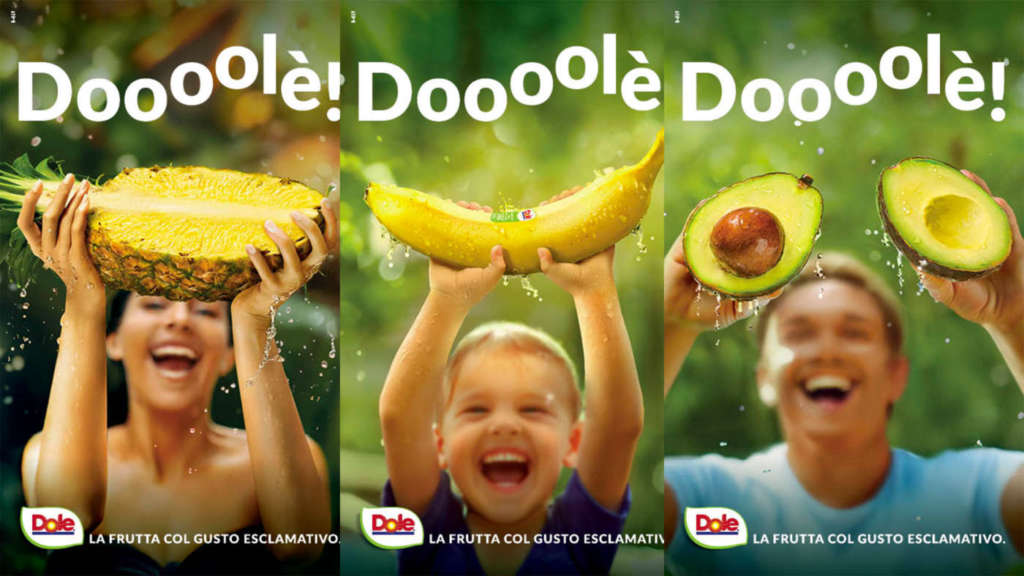 La nuova campagna di comunicazione Dole Italia