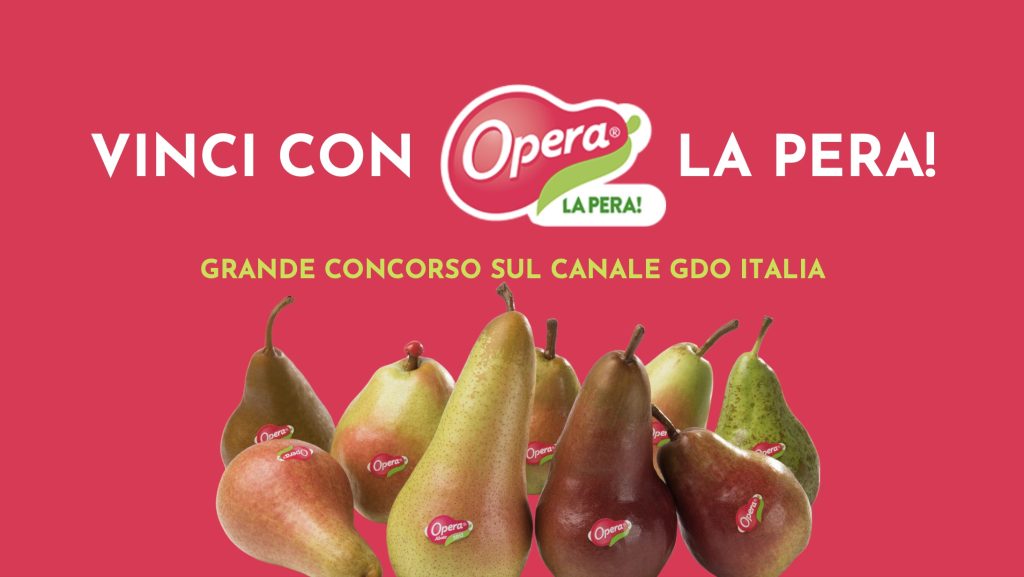 La promozione del concorso a premi di Opera La Pera
