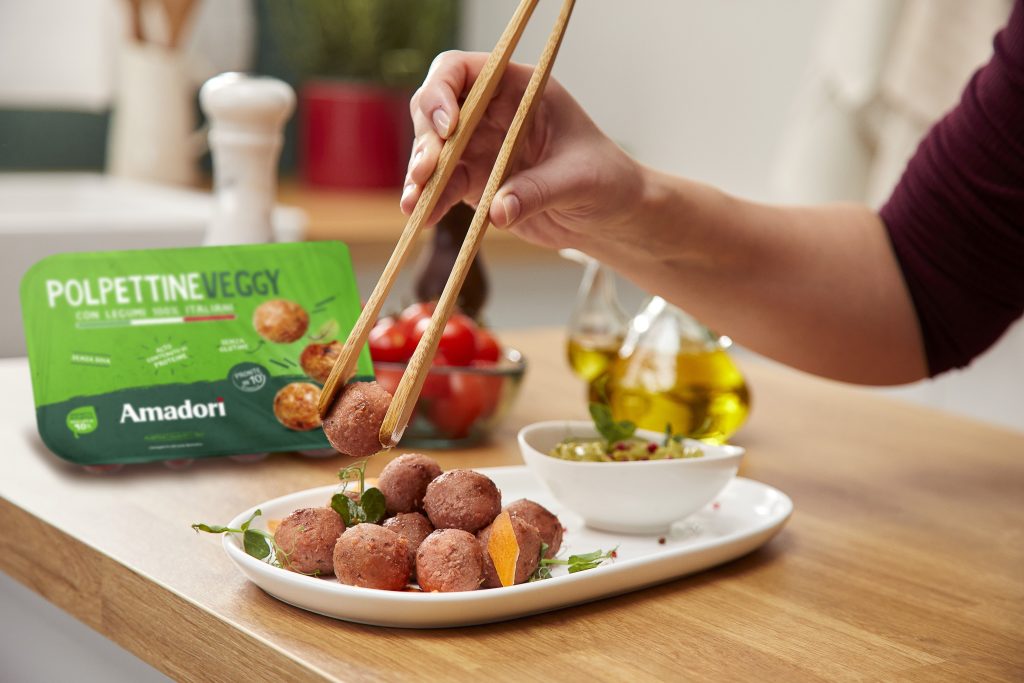 Polpettine linea Veggy Amadori