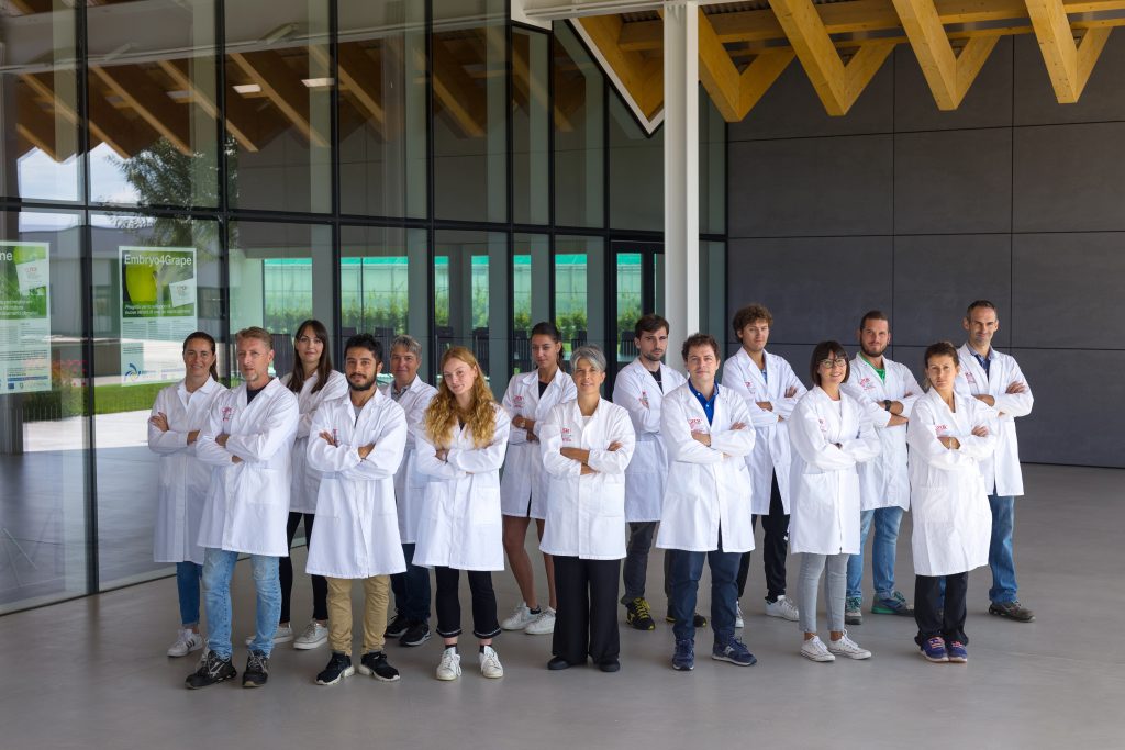 I ricercatori del Vcr (Vivai cooperativi Rauscedo) Research Center