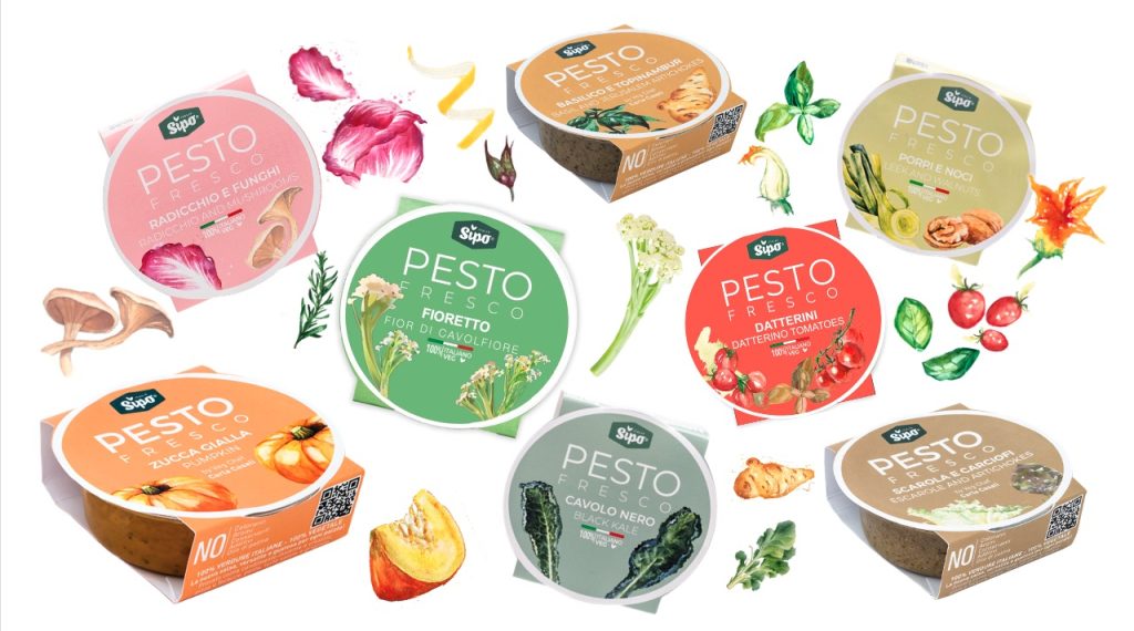 Sipo, linea pesti freschi di verdura