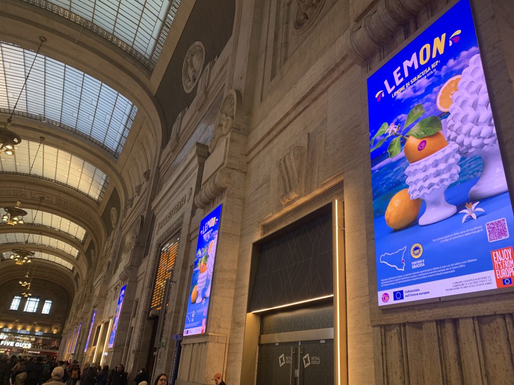 Limone di Siracusa Igp out-of-home advertising