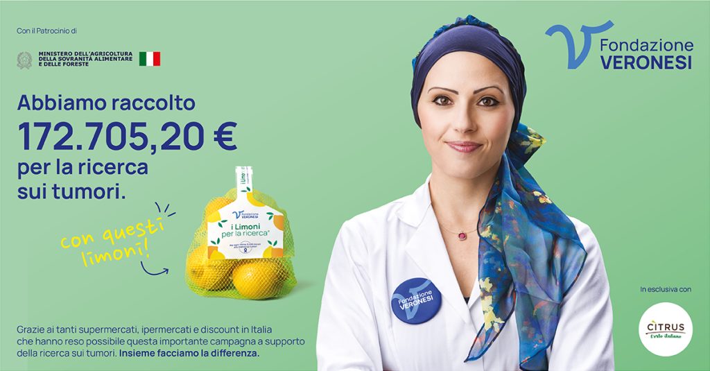 Un progetto solidale, vincente promosso da Fondazione Veronesi