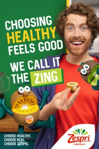 Zespri, campagna marketing Zing