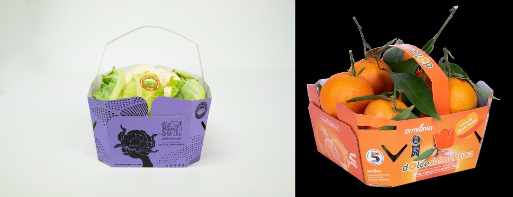 Il Cavolfiore della Piana del Sele Igp e DolceClementina in packaging certificato Vaschette Bestack