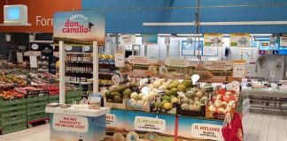 Campagna di promo-comunicazione meloni Don Camillo sul punto di vendita