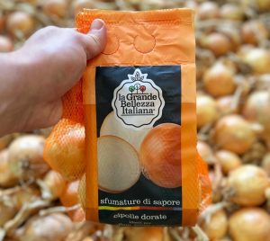 Cipolla dorata a marchio La Grande Bellezza Italiana