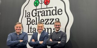 Da sinistra: Giorgio Bighelli, Stefano Bighelli Andrea Bighelli (ufficio commerciale di Perusi)