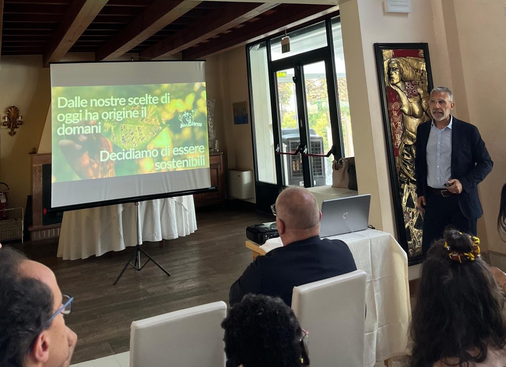 La presentazione dei punti salienti del quarto bilancio di sostenibilità di All Citrus