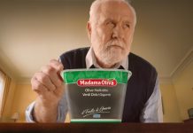 Uno dei frame del nuovo spot di Madama Oliva da 15 secondi
