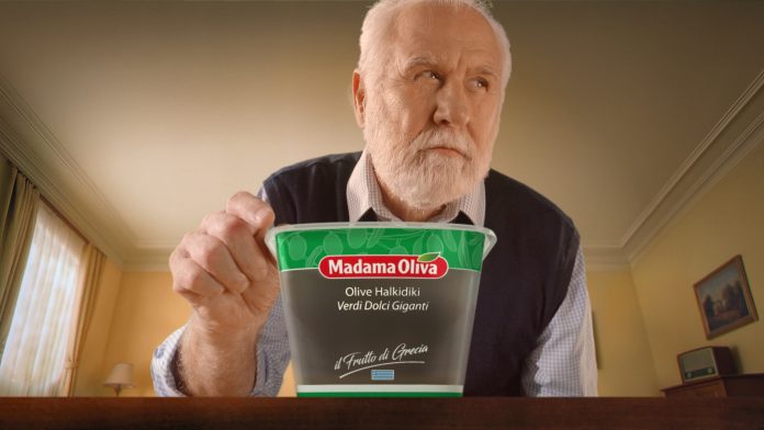 Uno dei frame del nuovo spot di Madama Oliva da 15 secondi