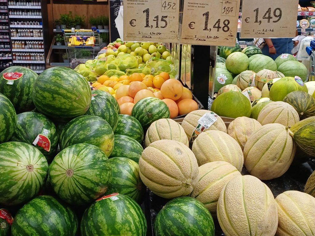 Le alte temperature spingono la domanda di angurie e meloni