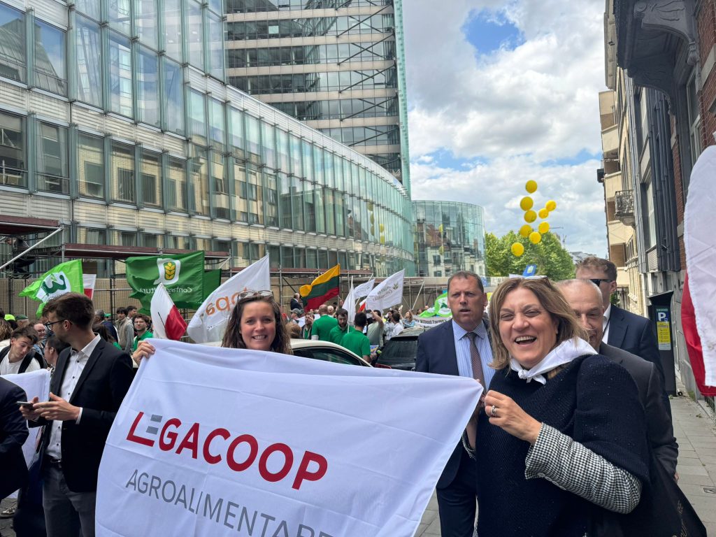 Manifestazione a Bruxelles Legacoop Agroalimentare