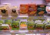 Prodotti plant-based a scaffale nel fresco