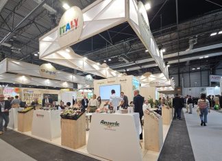 Lo stand della collettiva Italy a Fruit Attraction