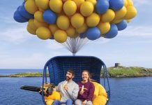 Le banane di Fyffes volano nei cieli d’Irlanda Uno dei visual della nuova campagna Fyffes sulle banane