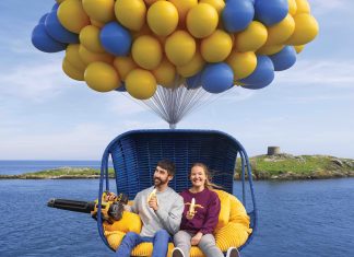 Le banane di Fyffes volano nei cieli d’Irlanda Uno dei visual della nuova campagna Fyffes sulle banane