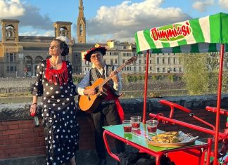 Il risció brandizzato DimmidiSì e musica spagnola