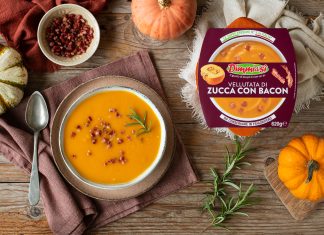 La Linea Verde rinnova la gamma delle zuppe fresche DimmidiSì Vellutata di Zucca e Bacon La Linea Verde Dimmidisì