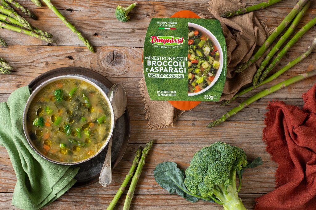 Minestrone con Broccoli e Asparagi Dimmidisì La Linea Verde