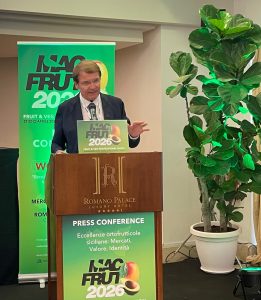 Renzo Piraccini, presidente di Macfrut