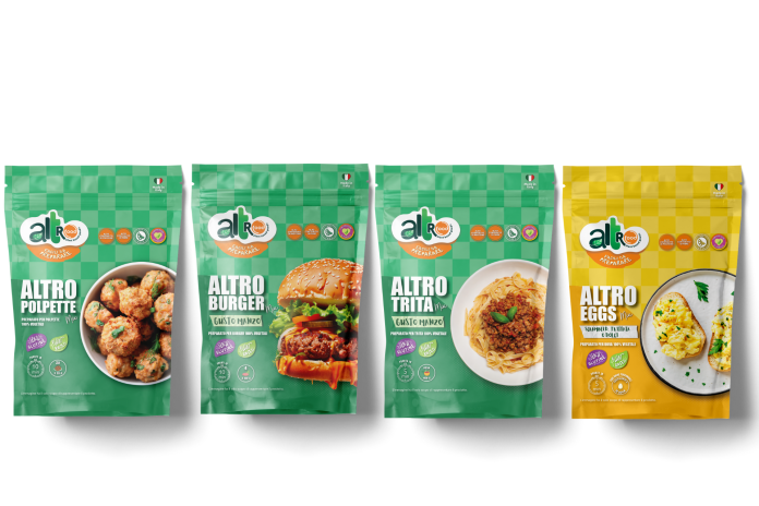 La gamma dei prodotti plant-based AltroFood per la gdo