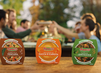 La Linea Verde, campagna per le zuppe fresche DimmidiSì Un frame dello spot dedicato alle zuppe Fresche La Linea Verde DimmidiSì