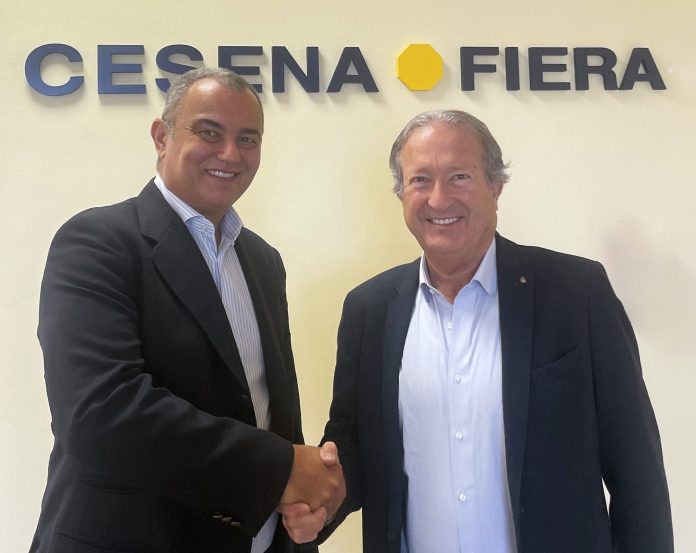 Borgio_macfrut Paolo Borgio e il presidente di Cesena Fiere, Patrizio Neri