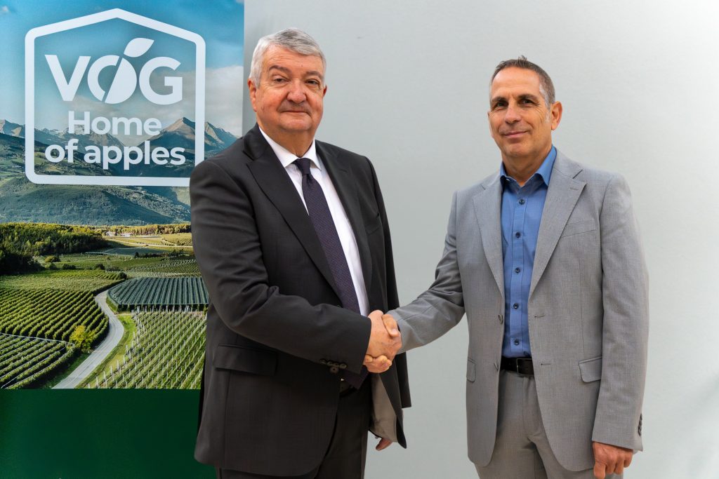 Nella foto (da sinistra): Georg Kössler e Harald Weis, presidente ed ex presidente di Vog