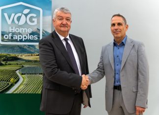 Harald Weis eletto nuovo presidente di Vog-Home of Apples Nella foto (da sinistra): Georg Kössler e Harald Weis, presidente ed ex presidente di Vog