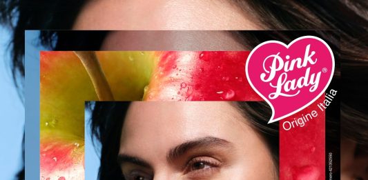 Visual della nuova campagna della mela Pink Lady