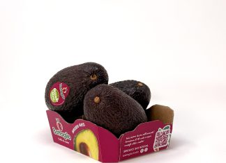 Un bollino per l’avocado Hass premium di Battaglio Battaglio, nuovo packaging avocado Hass con bollino e Qr code
