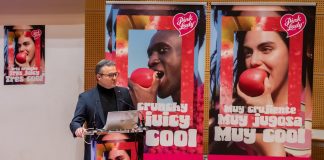 Bruno Bertheloz, presidente di Pink Lady Europe interviene all'assemblea generale