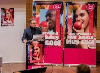 Bruno Bertheloz, presidente di Pink Lady Europe interviene all'assemblea generale