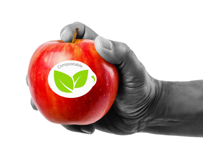 etichette_compostabili Il bollino di smaltimento compostabile sulla frutta