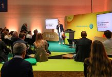 Presentazioni live delle startup al Farming Forward Stage. (Copyright: Messe Berlin)