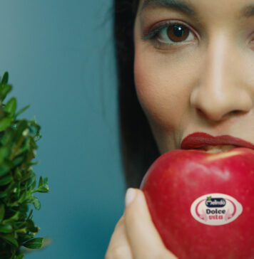 Le azioni marketing della mela alla Milano Fashion Week La mela Melinda Dolcevita