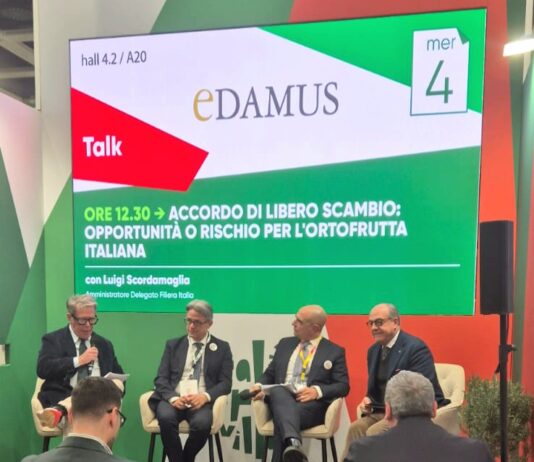 L'evento sul libero scambio all'Italian Fruit village, a Berlino