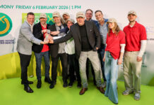 Fruit Logistica Innovation Award 2026: vincono Pompur e L50 Drone La mela Pompur vince nella categoria Fresh Produce il Flia 2026 (copyright Messe Berlin)