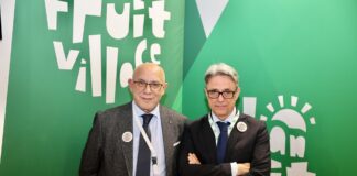 Il vicepresidente del Consorzio Edamus, Gennaro Velardo, e il presidente Emilio Ferrara, a Berlino