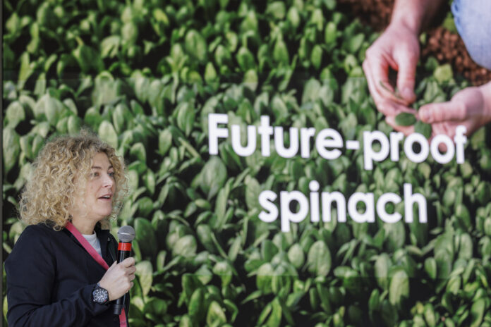 Simona Toloni, responsabile spinacio Italia Per Rijk Zwaan al Summit di Napoli