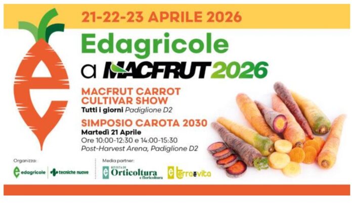 Appuntamento al padiglione 2 per il Simposio Carota 2030 e il Macfrut Carrot Cultivar Show