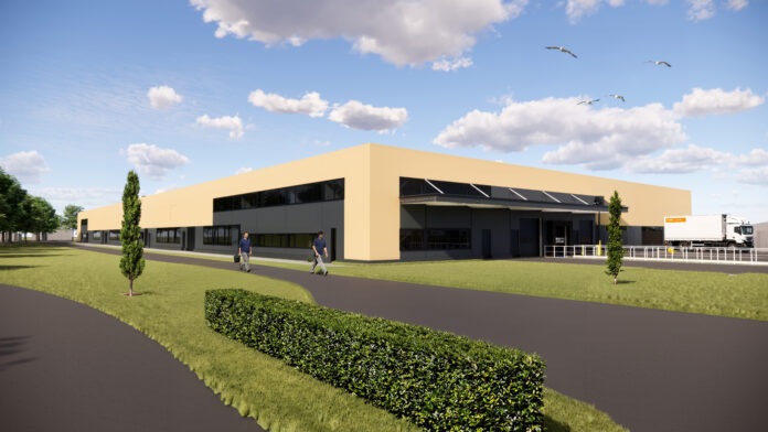 Rendering dell'ampliamento dell'impianto produttivo di Basf Nunhems, in Olanda
