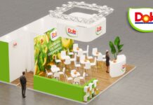 Dole Italia rilancia la presenza a Macfrut con uno stand rinnovato Il nuovo stand di Dole Italia a Macfrut