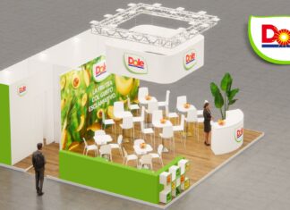 Il nuovo stand di Dole Italia a Macfrut