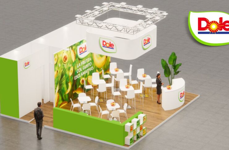 Il nuovo stand di Dole Italia a Macfrut