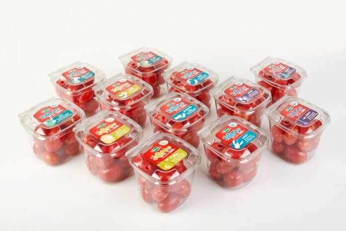 Il nuovo packaging dei Datternini Valfrutta Fresco