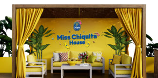 Pergolato esterno Miss Chiquita House, Milano Design Week